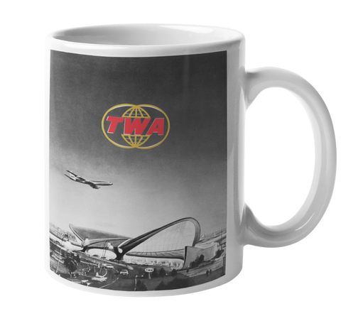 TWA Vintage Black And White Art Coffee Mug