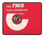 TWA Vintage Convair Mousepad