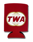 TWA Globe Logo Koozie