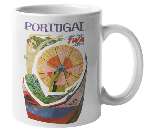 TWA Vintage Portugal Coffee Mug