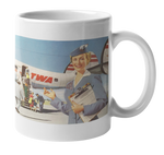 TWA Vintage Stewardess Art Coffee Mug