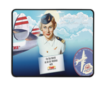 TWA Retro Flight Attendant Collage Mousepad