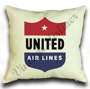 United 40's Logo Linen Pillow Case Cover