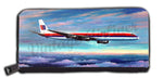 United Airlines DC8 by Rick Broome Wallet