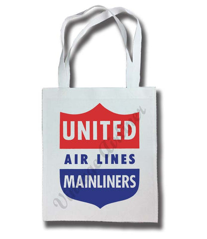 United Airlines 1940's Mainliner Cover Tote Bag