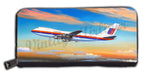 United Airlines 747 by Rick Broome Wallet