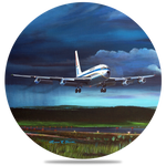United Airlines 7202 Round Coaster by Rick Broome