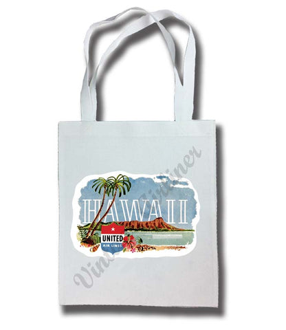 United Airlines Hawaii Cover Tote Bag