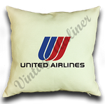 United Airlines Tulip Logo Linen Pillow Case Cover