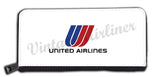 United Airlines 1974 Tulip Logo wallet