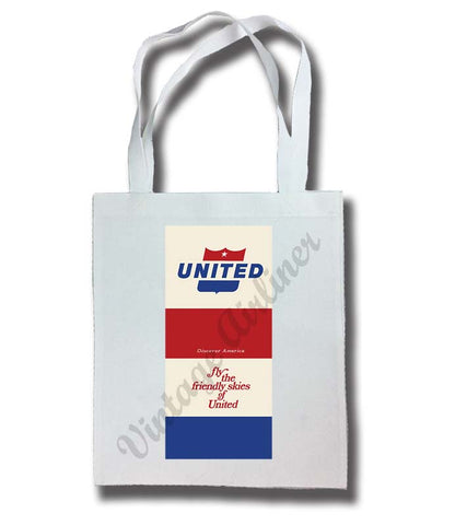 United Airlines Friendly Skies Tote Bag