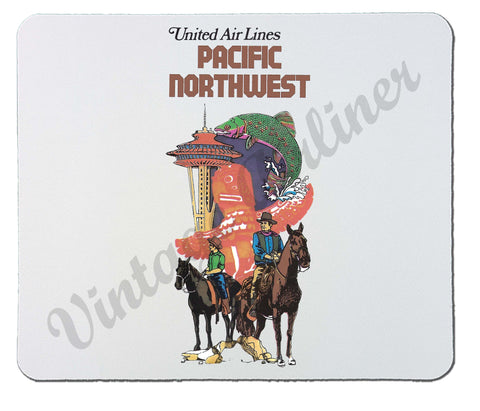 United Airlines Pacific Northwest Mousepad