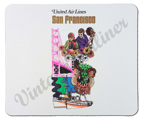 United Airlines San Francisco Mousepad