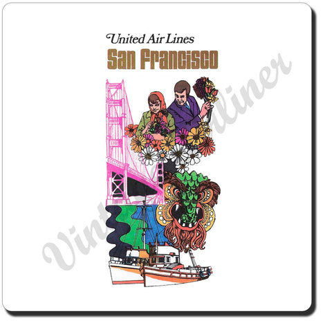 United Airlines San Francisco Coaster