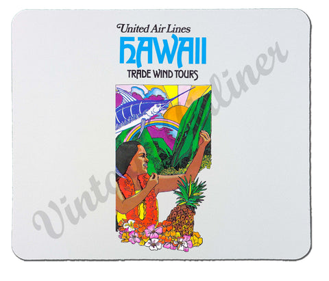 United Airlines Hawaii Mousepad