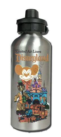 United Airlines Disneyland Aluminum Water Bottle