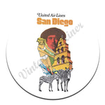 United Airlines San Diego Mousepad