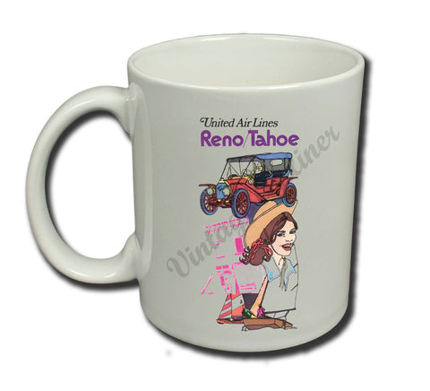 United Airlines Reno/Tahoe Coffee Mug