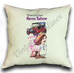 United Airlines Reno/Tahoe Pillow Case Cover