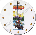 United Airlines Utah/Wyoming Wall Clock