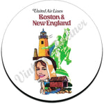 United Airlines Boston & New England Coaster