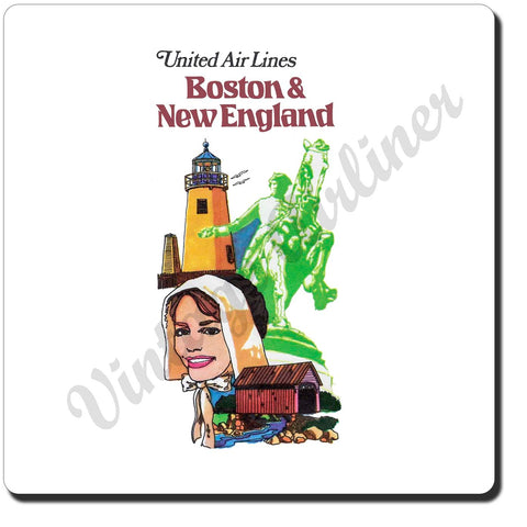 United Airlines Boston & New England Coaster