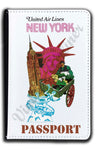 United Airlines New York Passport Case