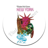 United Airlines New York Mousepad