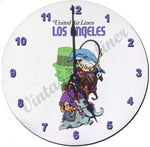 United Airlines Los Angeles Wall Clock