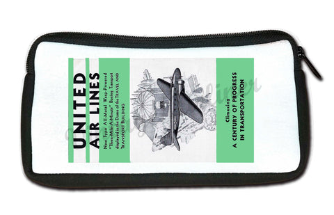 United Airlines "Three-Mile-A-Minute" Travel Pouch