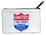 United Airlines Coast To Coast Rectangular Coin Purse