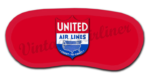 United Airlines Coast To Coast Sleep Mask