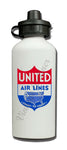 United Airlines Coast To Coast Aluminum Water Bottle