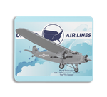 United Air Lines Ford Tri-Motor MousePad