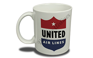 United Airlines 1940's Logo  Coffee Mug
