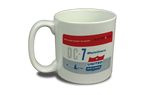 United Airlines 1950's DC-7 Mainliner Bag Sticker  Coffee Mug