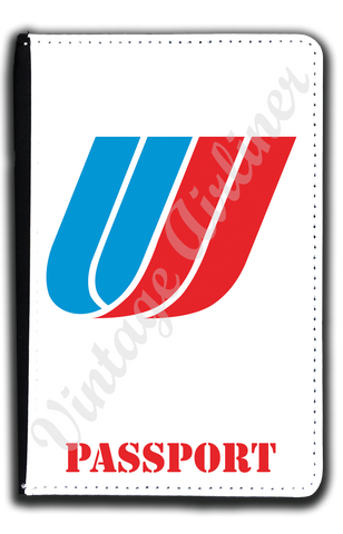 United Airlines Tulip Logo Passport Case