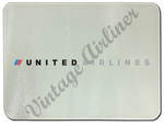 United Airlines Old Logo Glass Cutting Board
