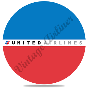 United Airlines Logo Round Coaster