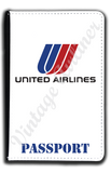 United Airlines Logo with Tulip Passport Case