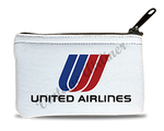 United Airlines Tulip Logo Rectangular Coin Purse