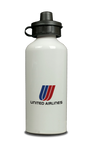 United Airlines 1974 Tulip Logo Cover Aluminum Water Bottle