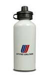 United Airlines 1974 Tulip Logo Cover Aluminum Water Bottle