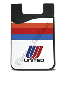 United Airlines Red & Blue Logo Card Caddy