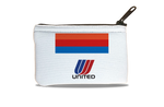 United Airlines Red & Blue Logo Rectangular Coin Purse