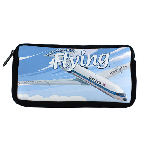I Only Care About Flying United Airlines Travel Pouch