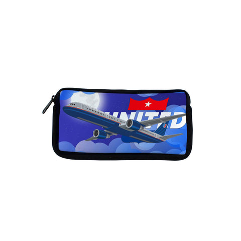 United Airlines 757 Travel Pouch