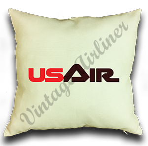 US Air 1979 Logo Linen Pillow Case Cover