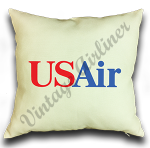US Air 1989 Logo Linen Pillow Case Cover
