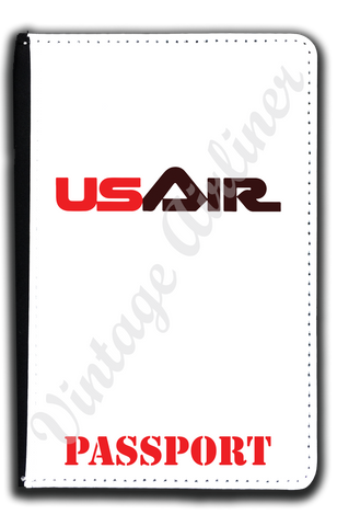 US Air First Logo Passport Case
